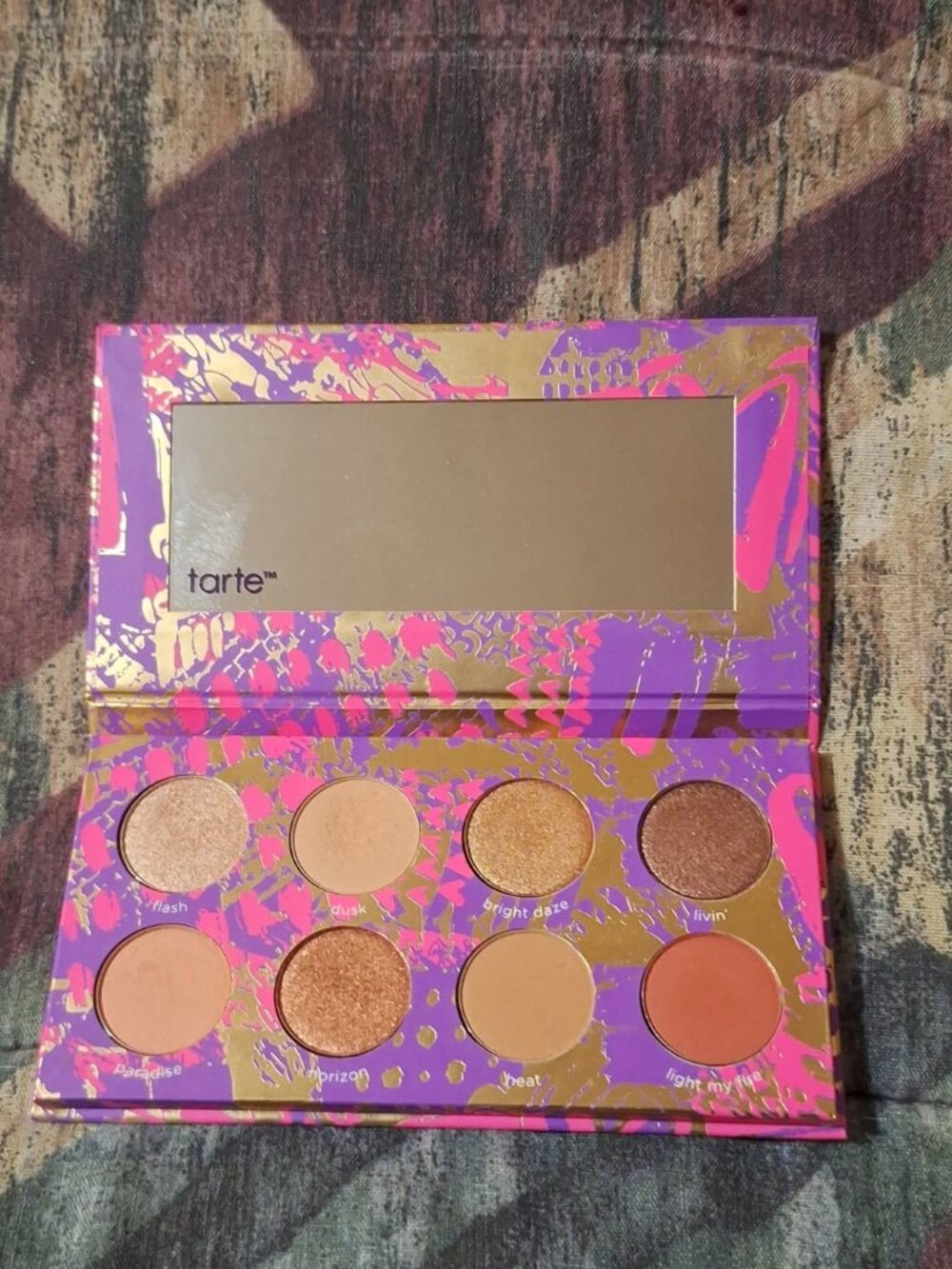 Tarte Dare to Live Eyeshadow Palette | Warm Neutrals + Peach | Lightly Used